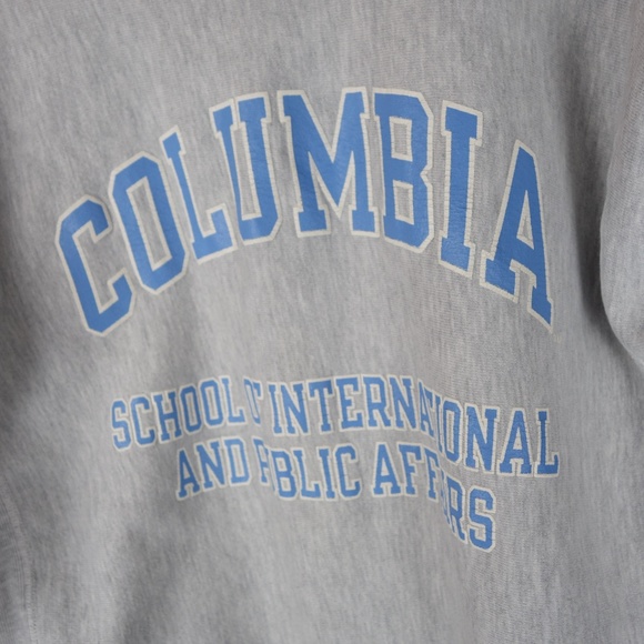 Vtg Columbia University Reverse Weave Champion Double-Sided Sweater, Size Large - Picture 4 of 9